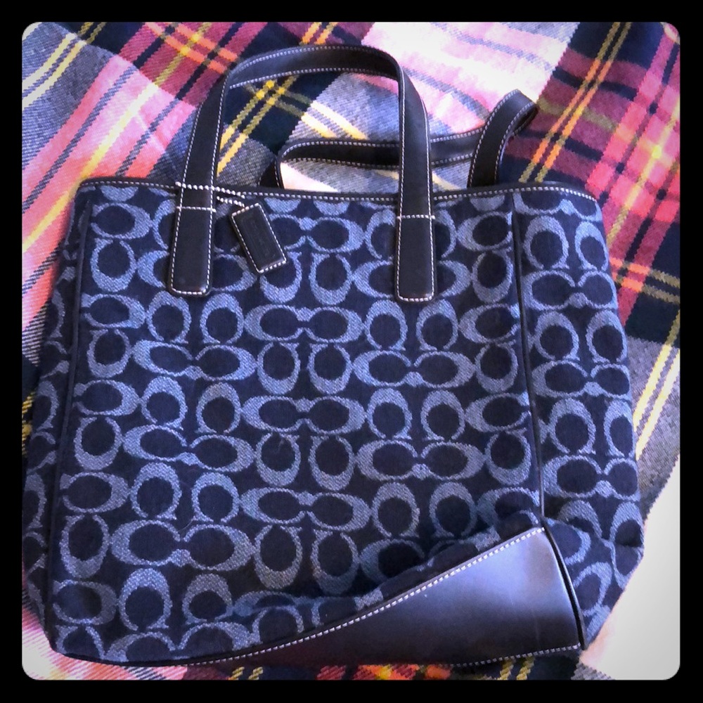 Coach bleaker tote bag